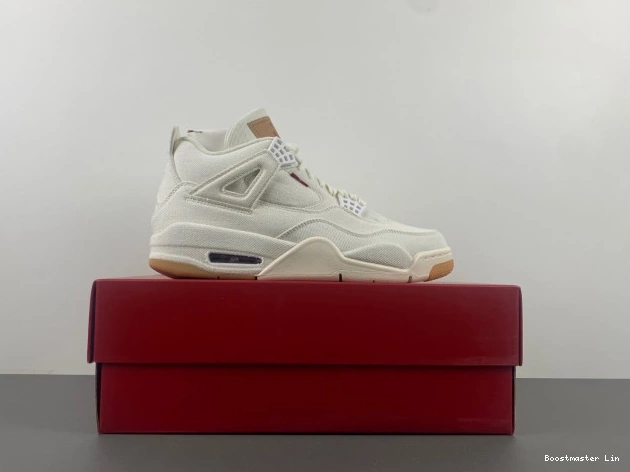 Bmlin shoes Levi's 'White' Air AO2571-100 4 Jordan x 0723